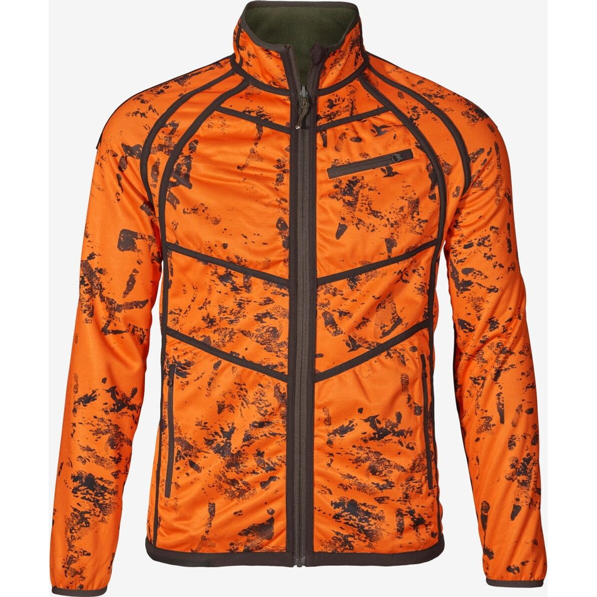 Seeland - Vantage reversible fleece (Pine green/InVis orange blaze) - 2XL