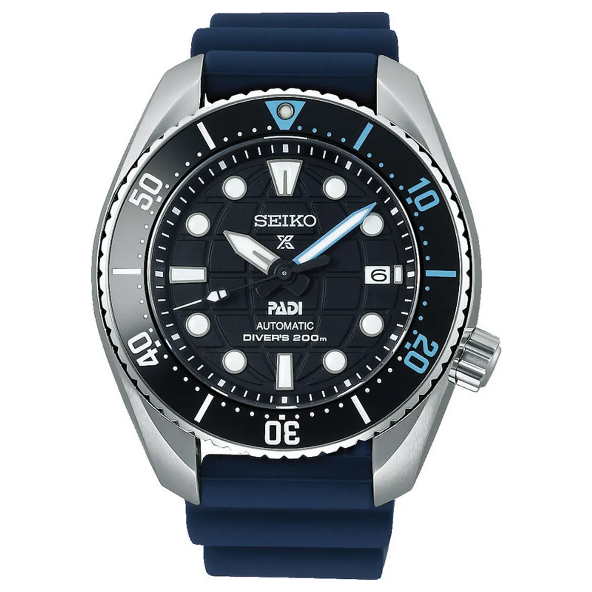 SEIKO Prospex Padi Solar dykkerur med blå gummi rem