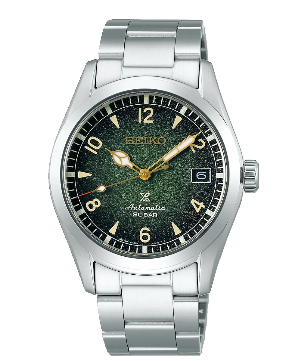 SEIKO Prospex Premium automatic herreur, grøn med lænke