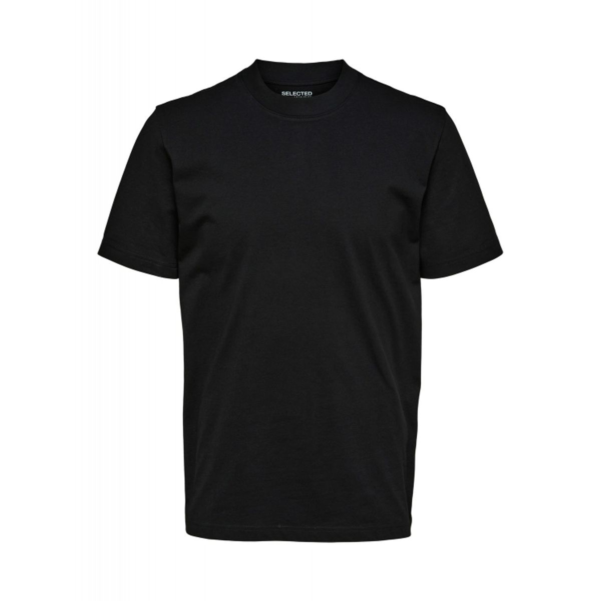 Selected relaxed fit t-shirt i sort til herre