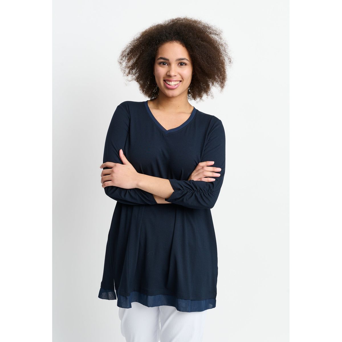 Seshirt Noos - Navy - Bluse - 42