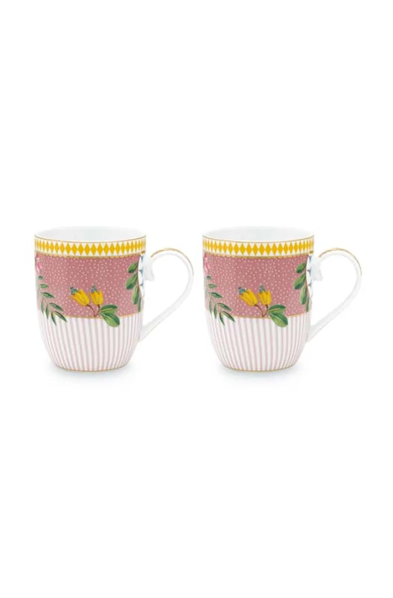 Set/2 Mug Small La Majorelle Pink 145ml