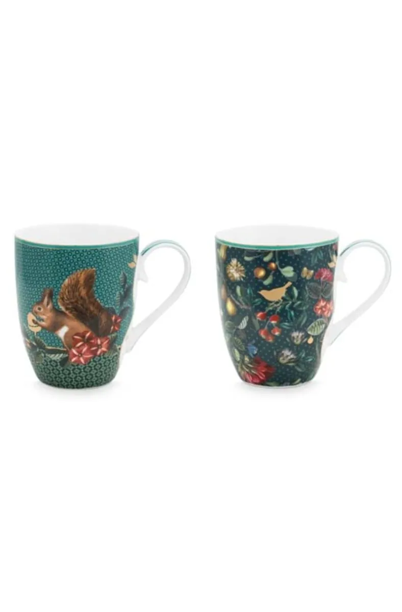 Set/2 Mugs Large Winter Wonderland 350ml