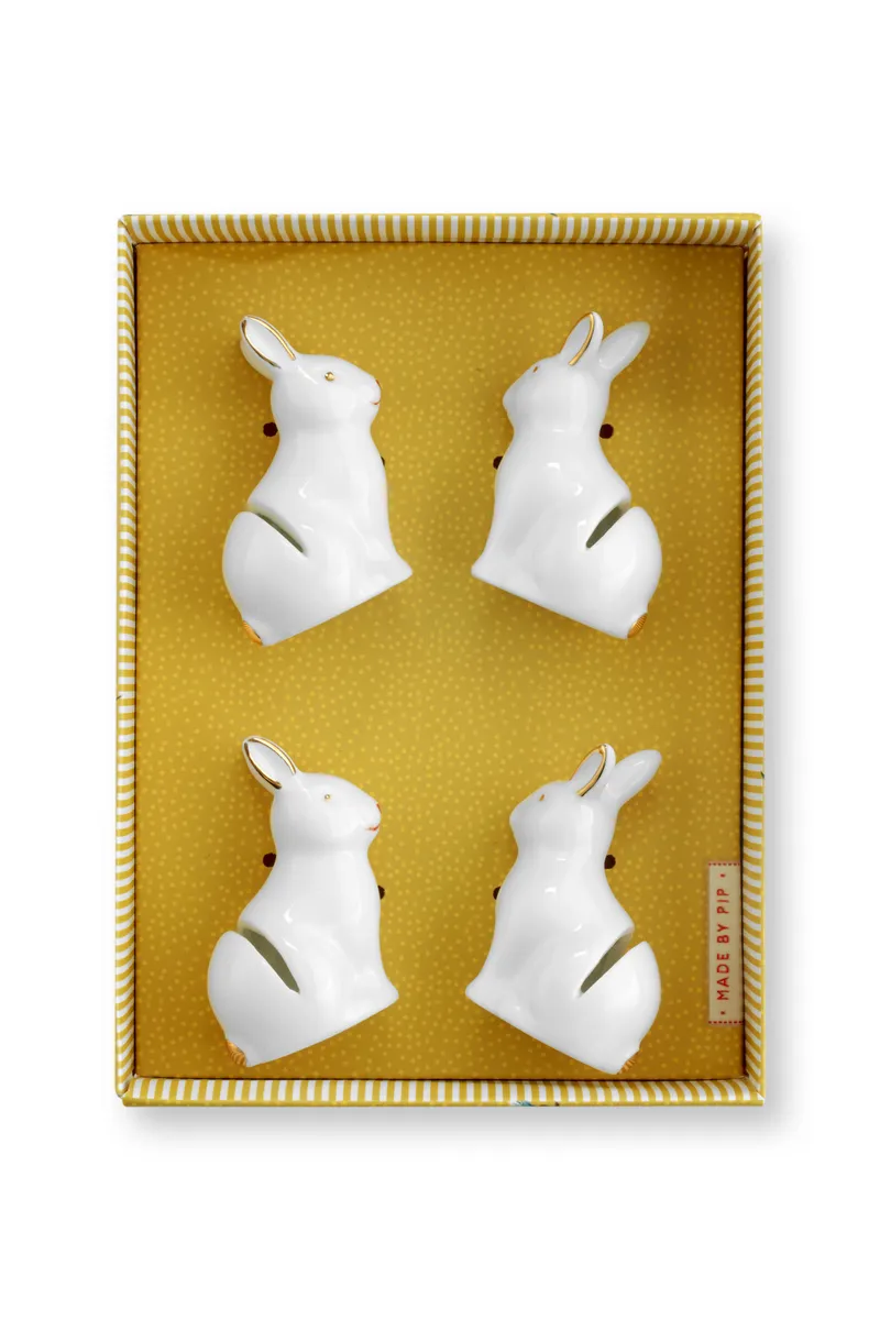 Set/4 Card Holder Hare