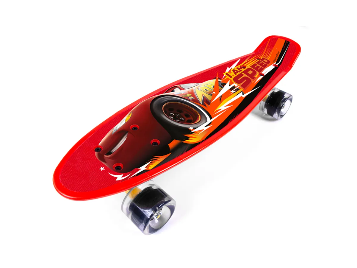 Seven - Cars 3 - Penny board - Rød - Fra 6 år