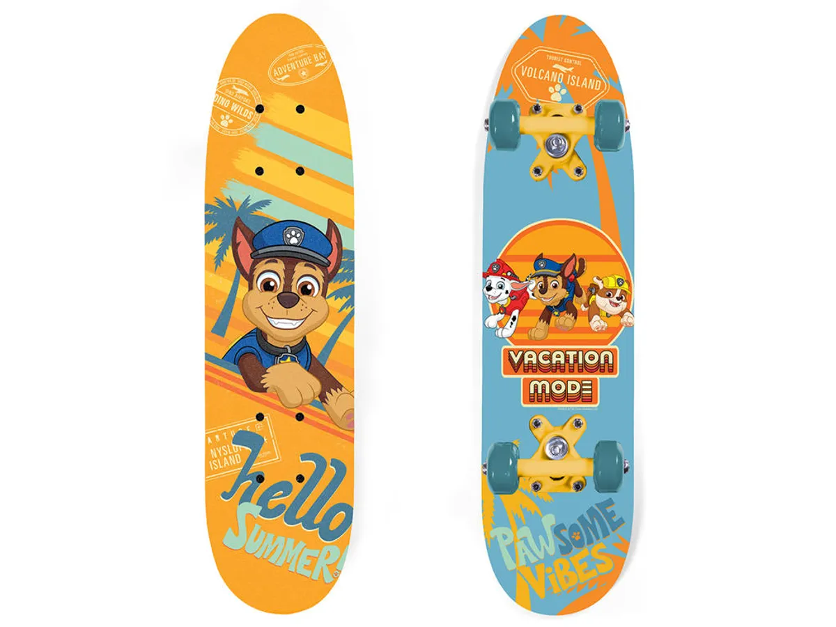 Seven - Paw Patrol - Skateboard - Blå/gul