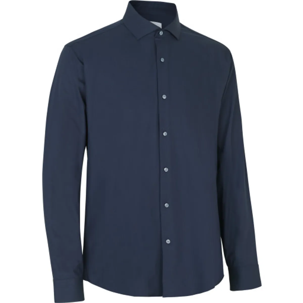 Seven seas hybrid skjorte S50, modern fit, navy, str. 2xl