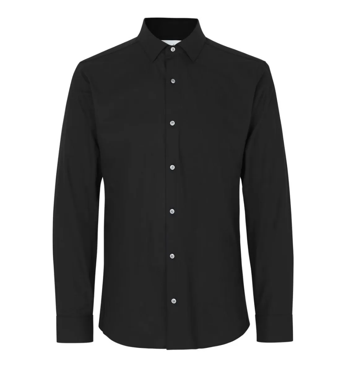 Seven Seas Hybrid Skjorte Slim Fit S51 Black