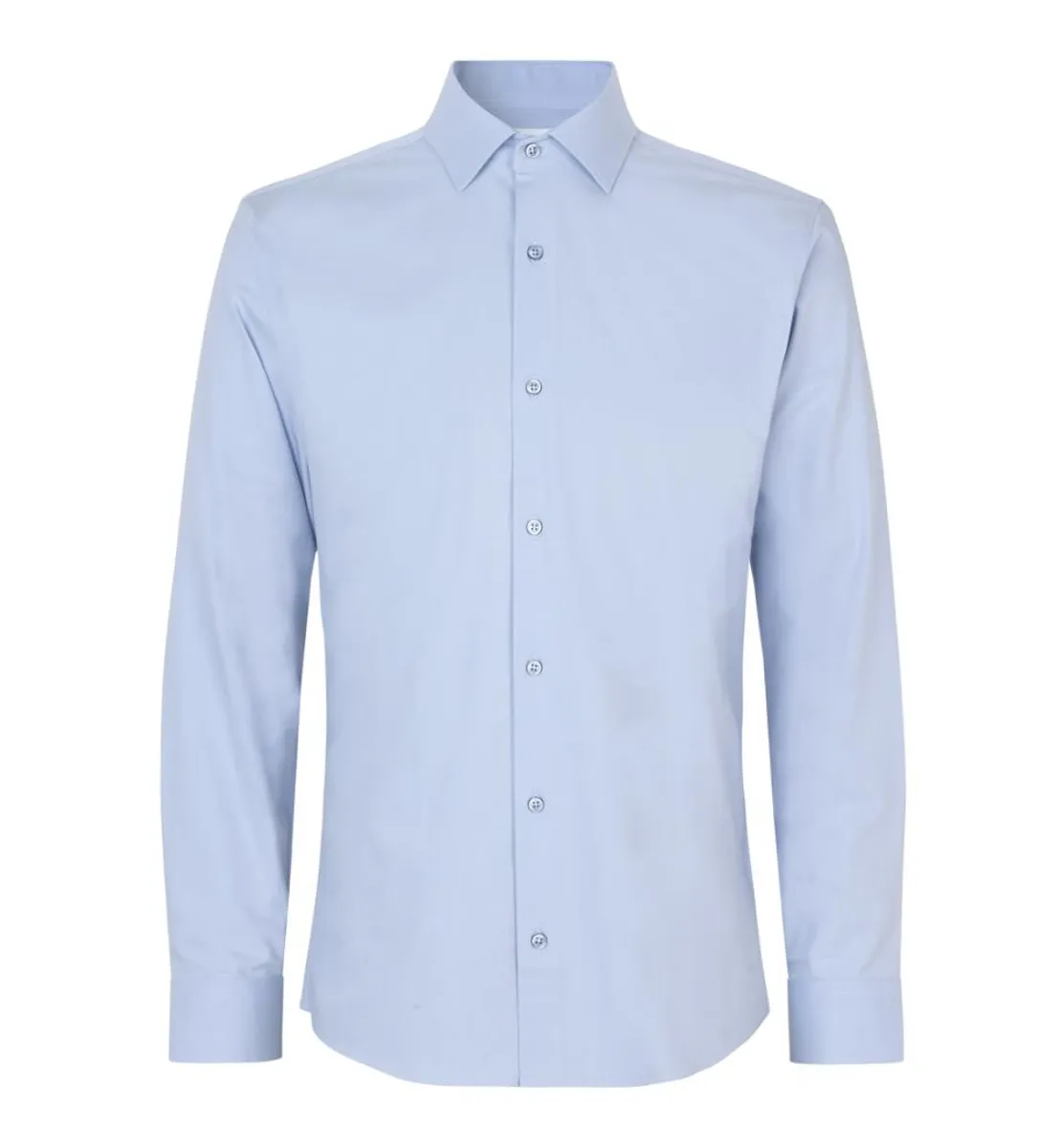 Seven Seas Hybrid Skjorte Slim Fit S51 Light Blue