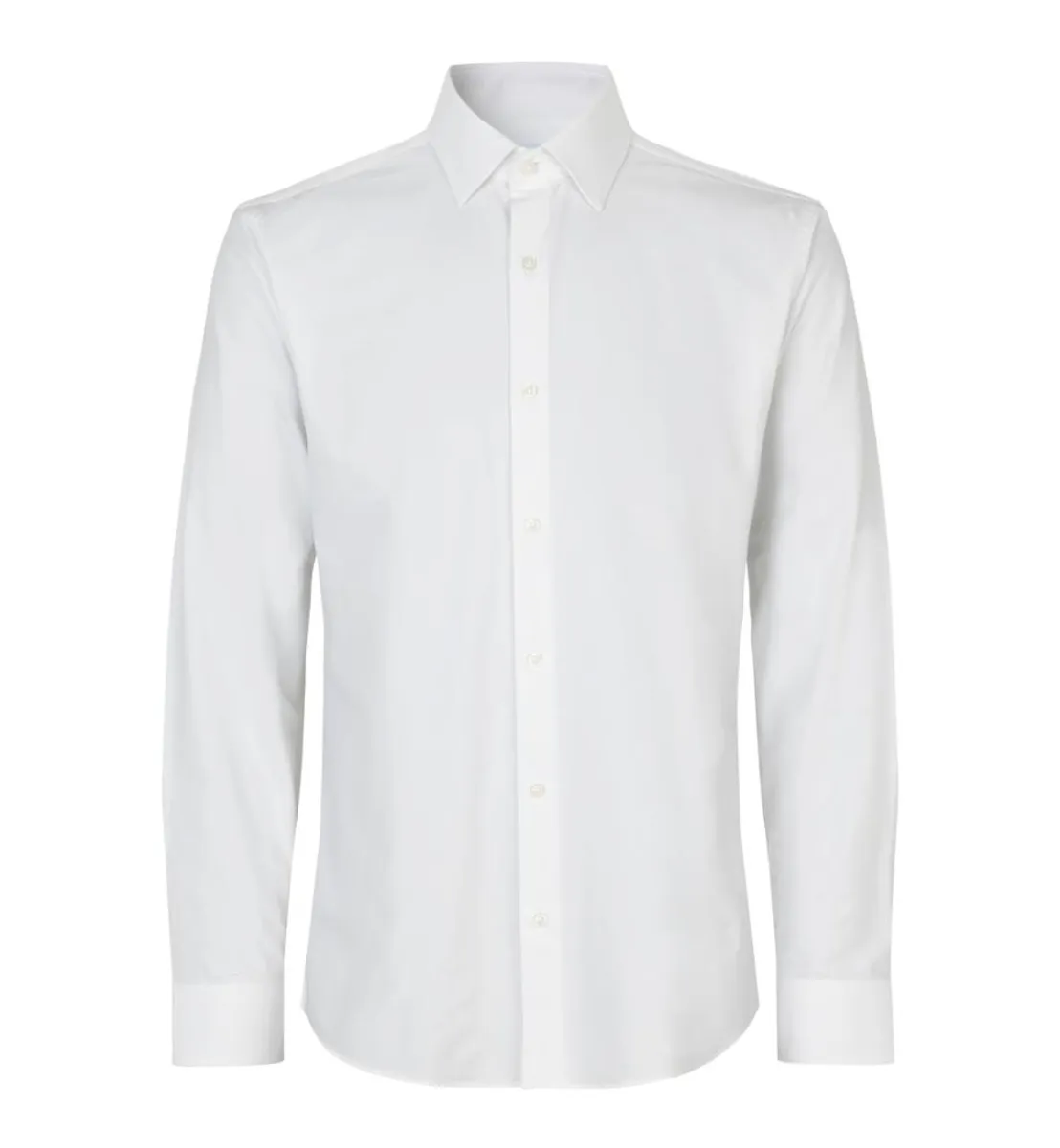 Seven Seas Hybrid Skjorte Slim Fit S51 White