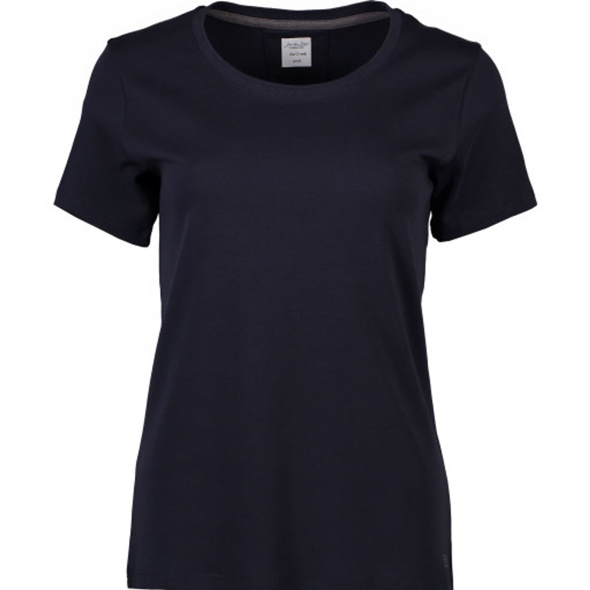 Seven Seas Interlock T-shirt S630 dame, rund hals, navy str. 2XL