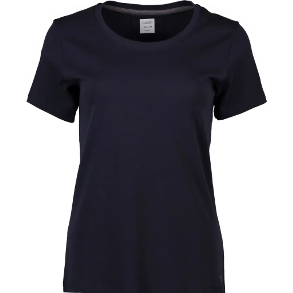 Seven Seas Interlock T-shirt S630 dame, rund hals, navy, str. S