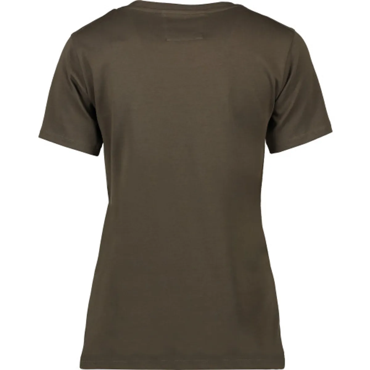 Seven Seas Interlock T-shirt S630 dame, rund hals, oliven str. M