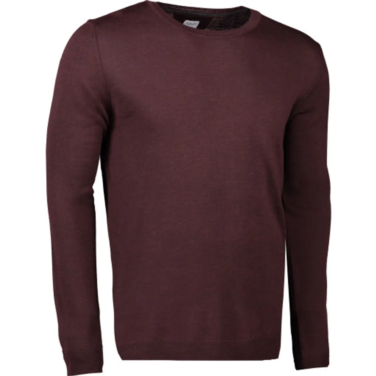 Seven Seas pullover S650, rund hals, dyb rød, str. M