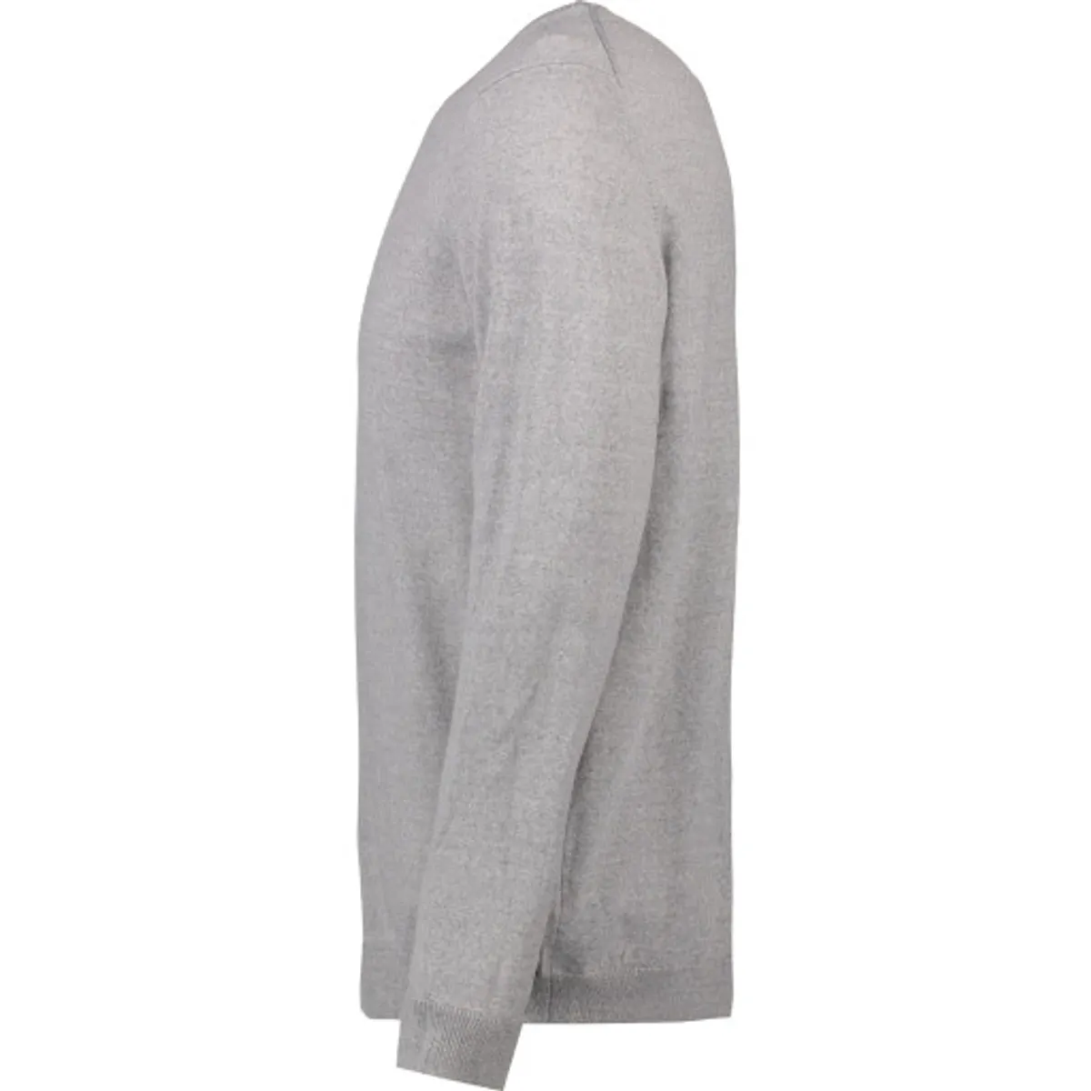 Seven Seas pullover S650, rund hals, lys grå, str. S