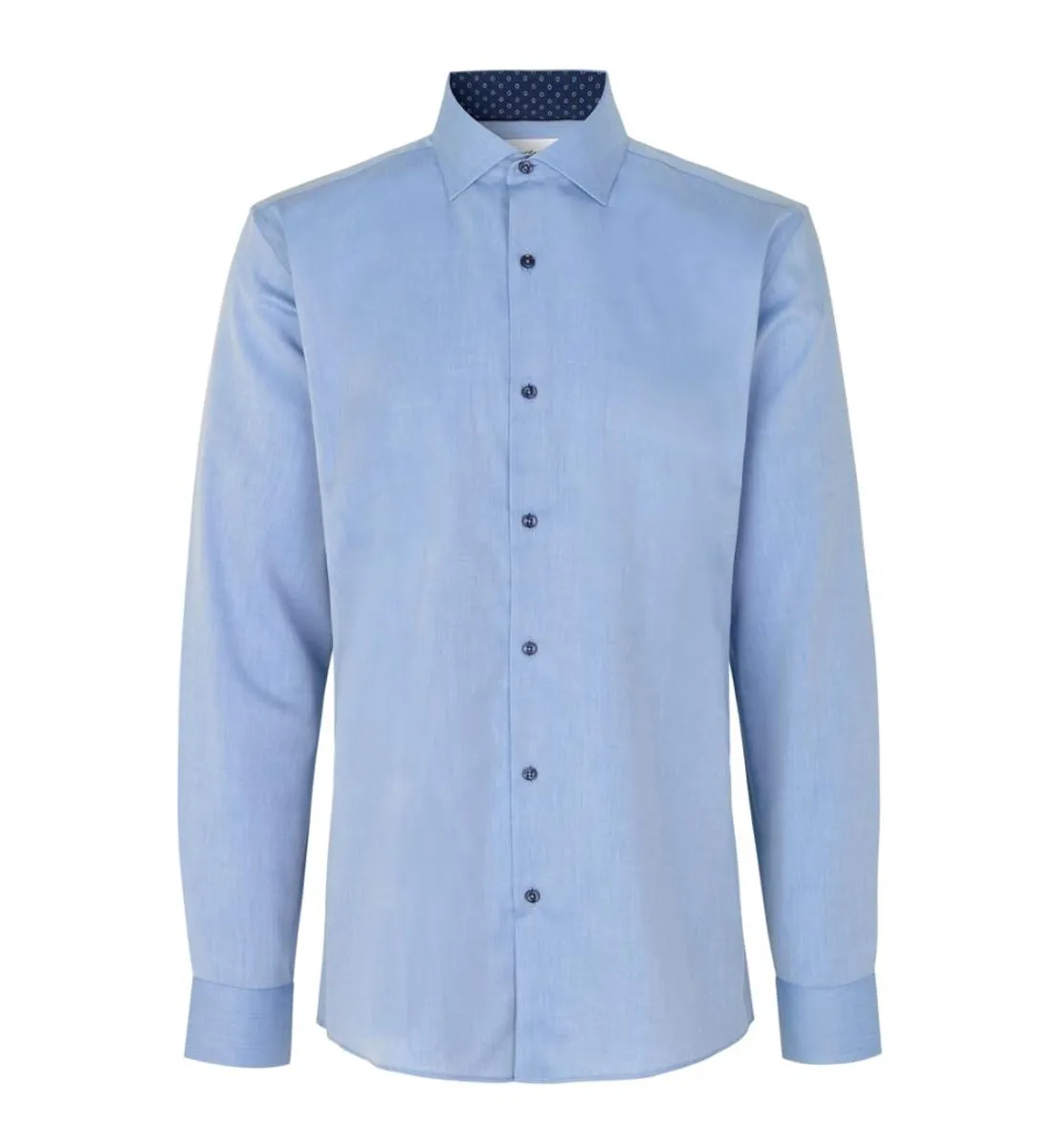 Seven Seas Skjorte Slim Fit S371 Light Blue