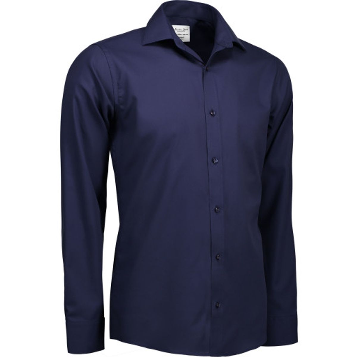 Seven Seas skjorte SS30, slim fit, strygefri, navy, str. S