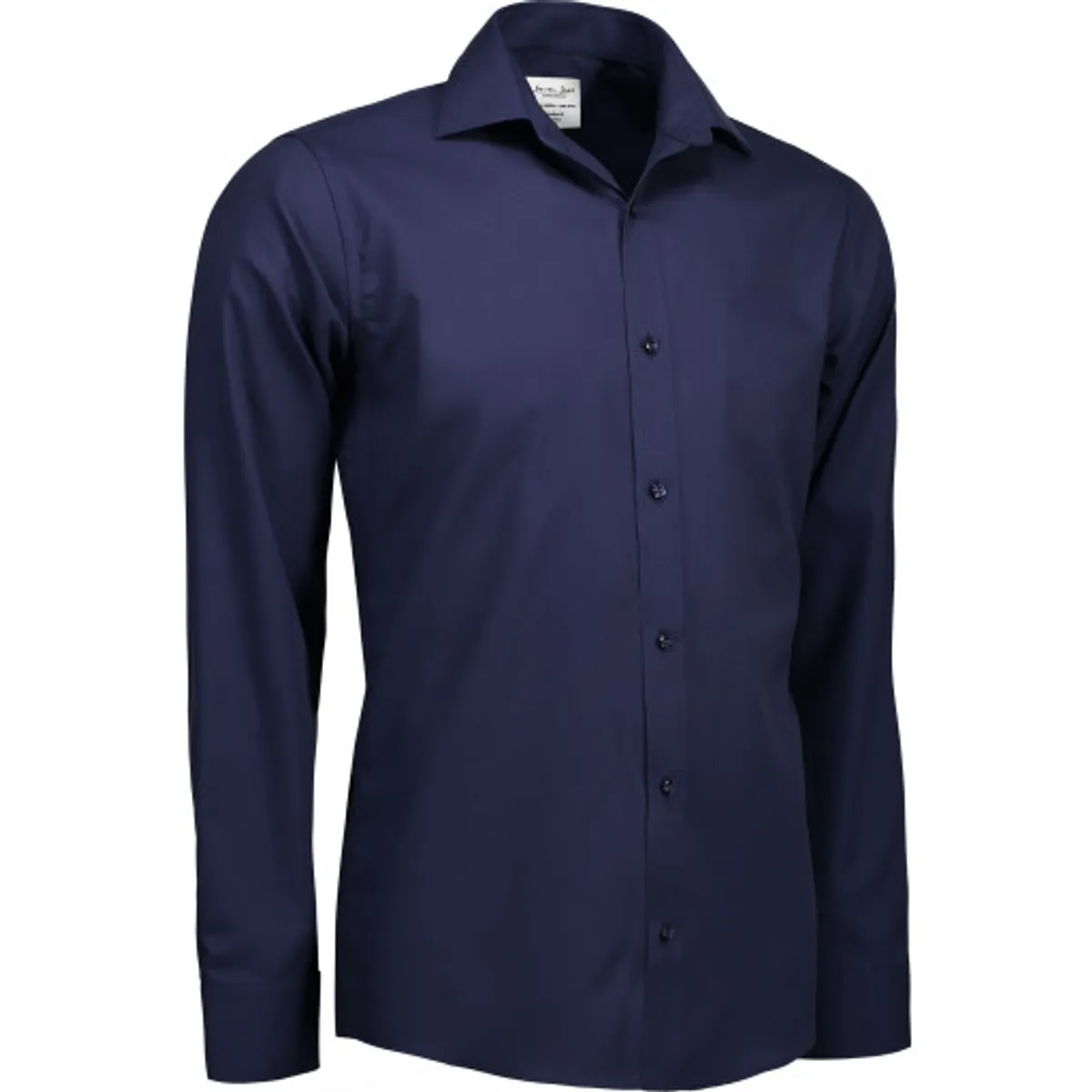 Seven Seas skjorte SS30, slim fit, strygefri, navy, str. XL