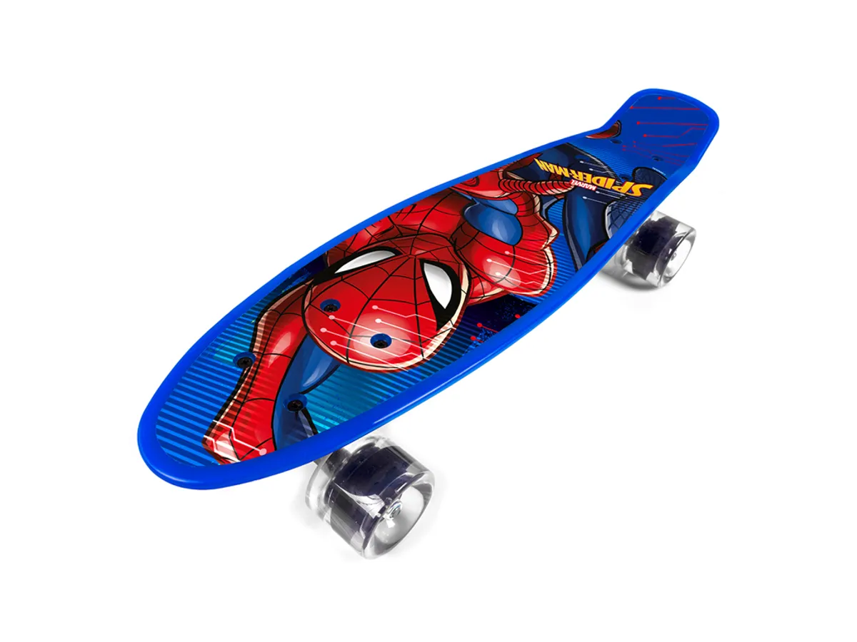 Seven - Spiderman - Penny board - Blå - Fra 6 år