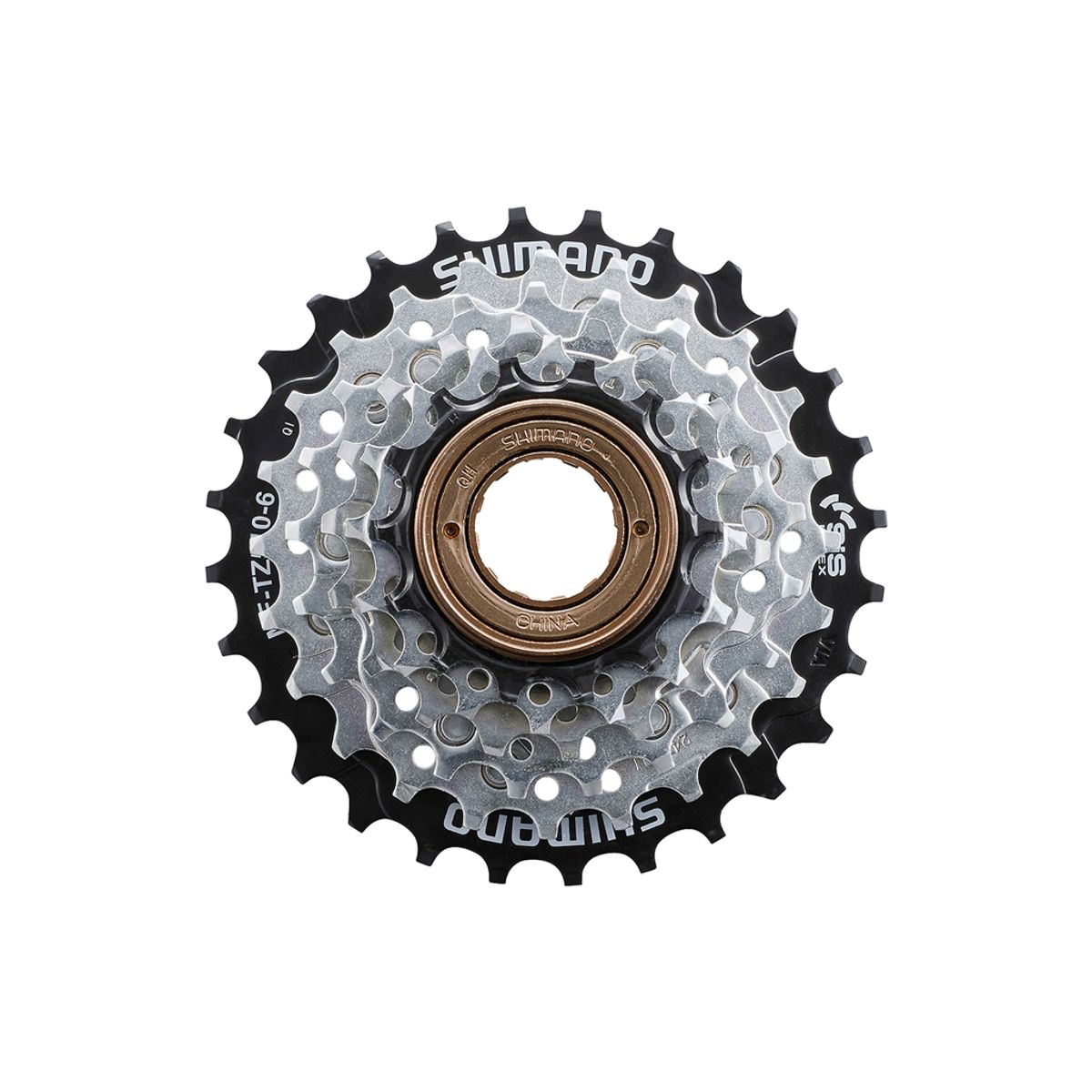 Shimano Frikrans - MF-TZ510 - 6 gear - 14-28 tands med gevind