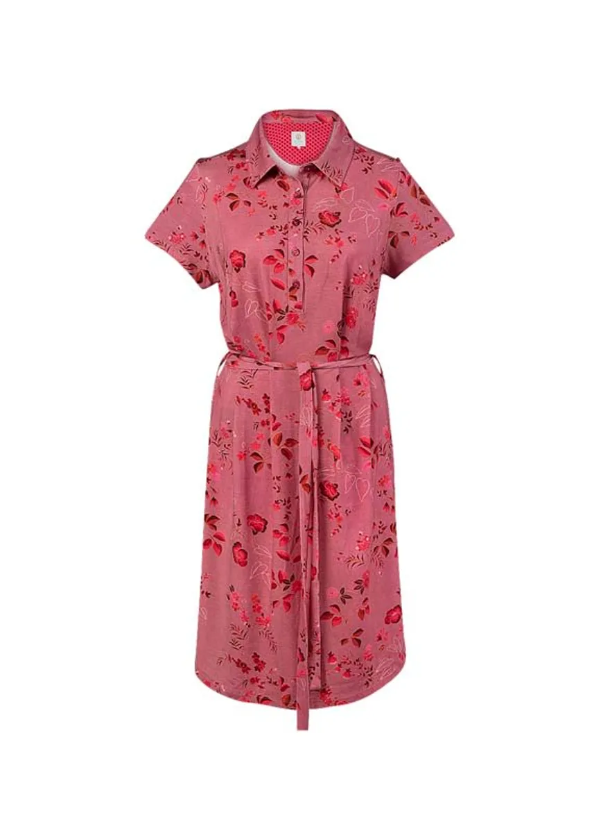 Short Sleeve Nightdress Tokyo Blossom Red-Medium