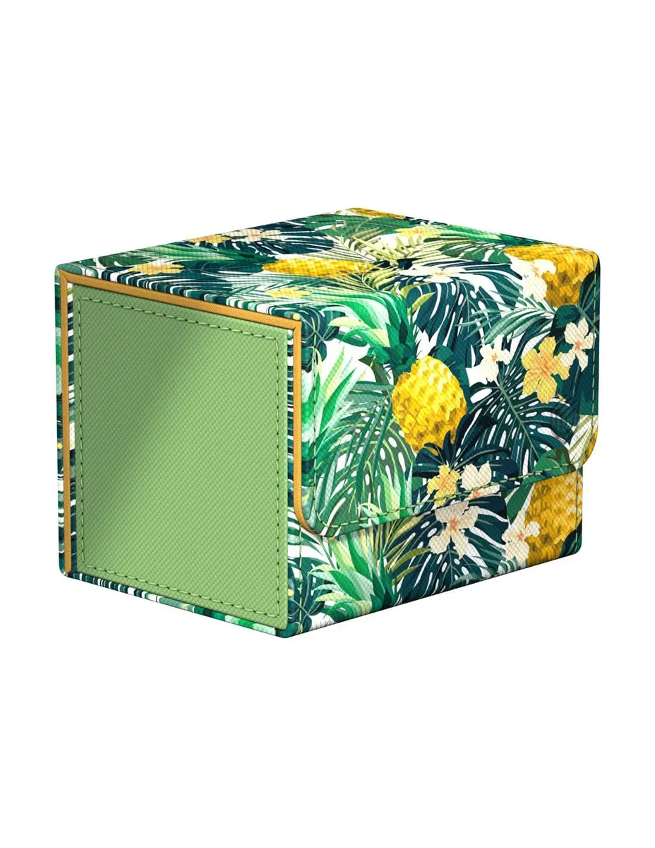 Sidewinder 100+ Bahia Green Floral - deckbox - Ultimate Guard