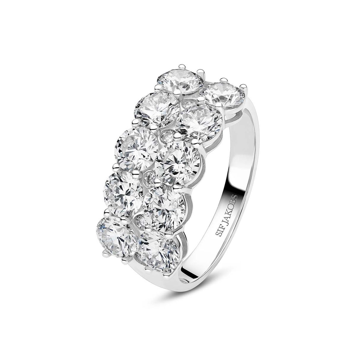 Sif Jakobs - Ariccia Diamond ring, 3,62 ct. LG 14 kt. hvidguld