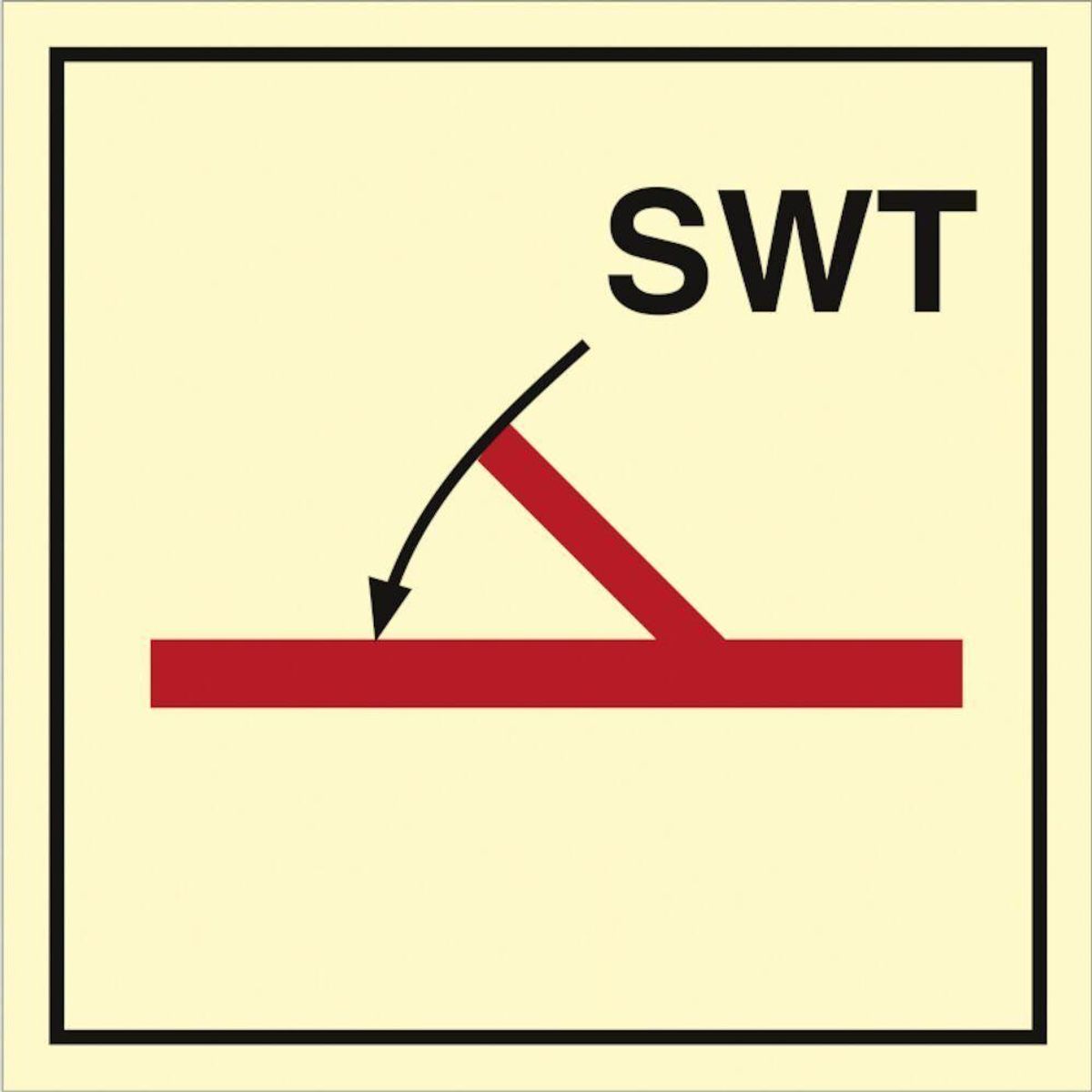 Sign IMO A class self closing semi-watertight fire door 104244