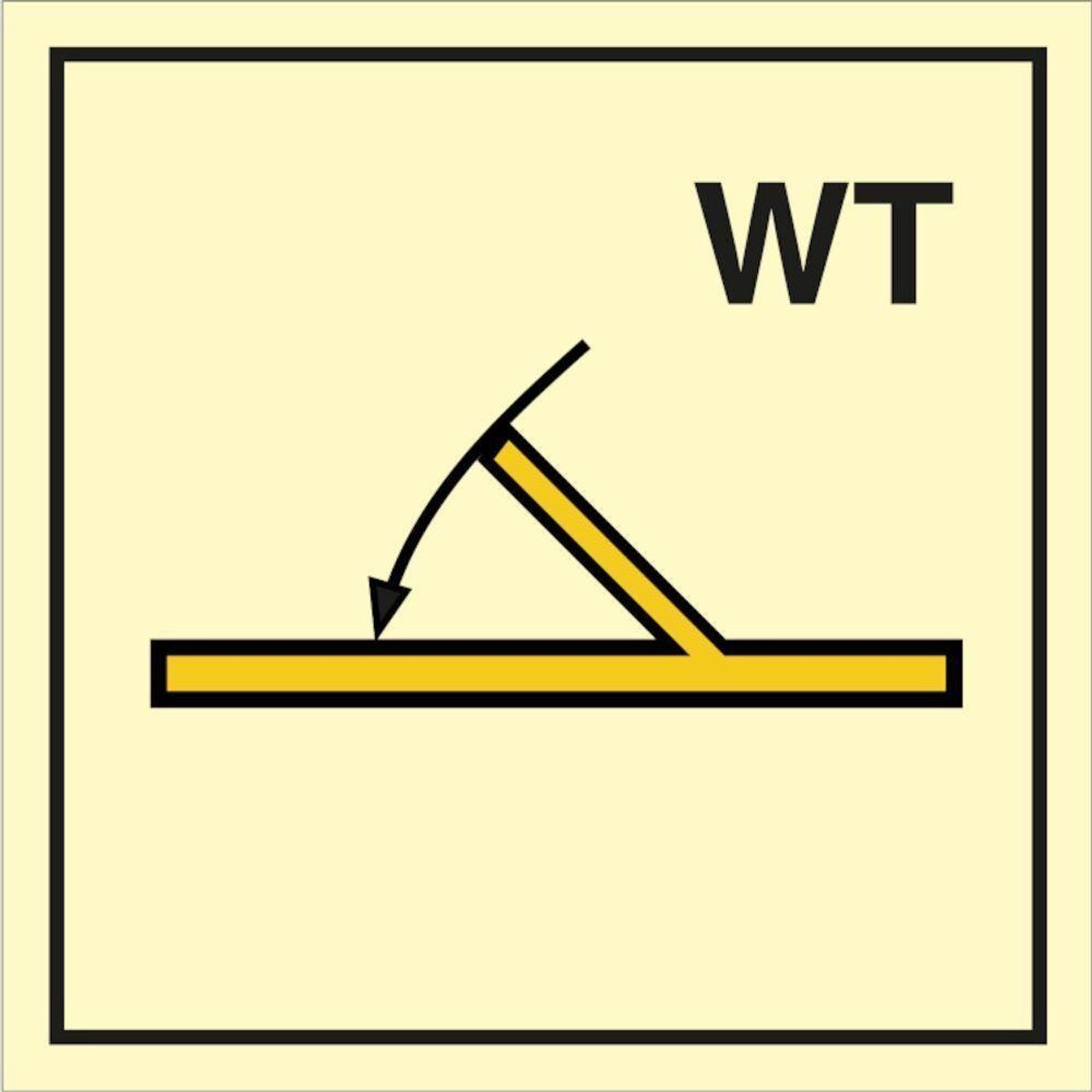 Sign IMO B class self closing watertight fire door 104245