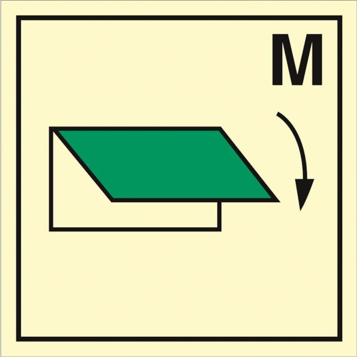 Sign IMO Closing device for machinery spaces ventilation inlet or outlet 104271