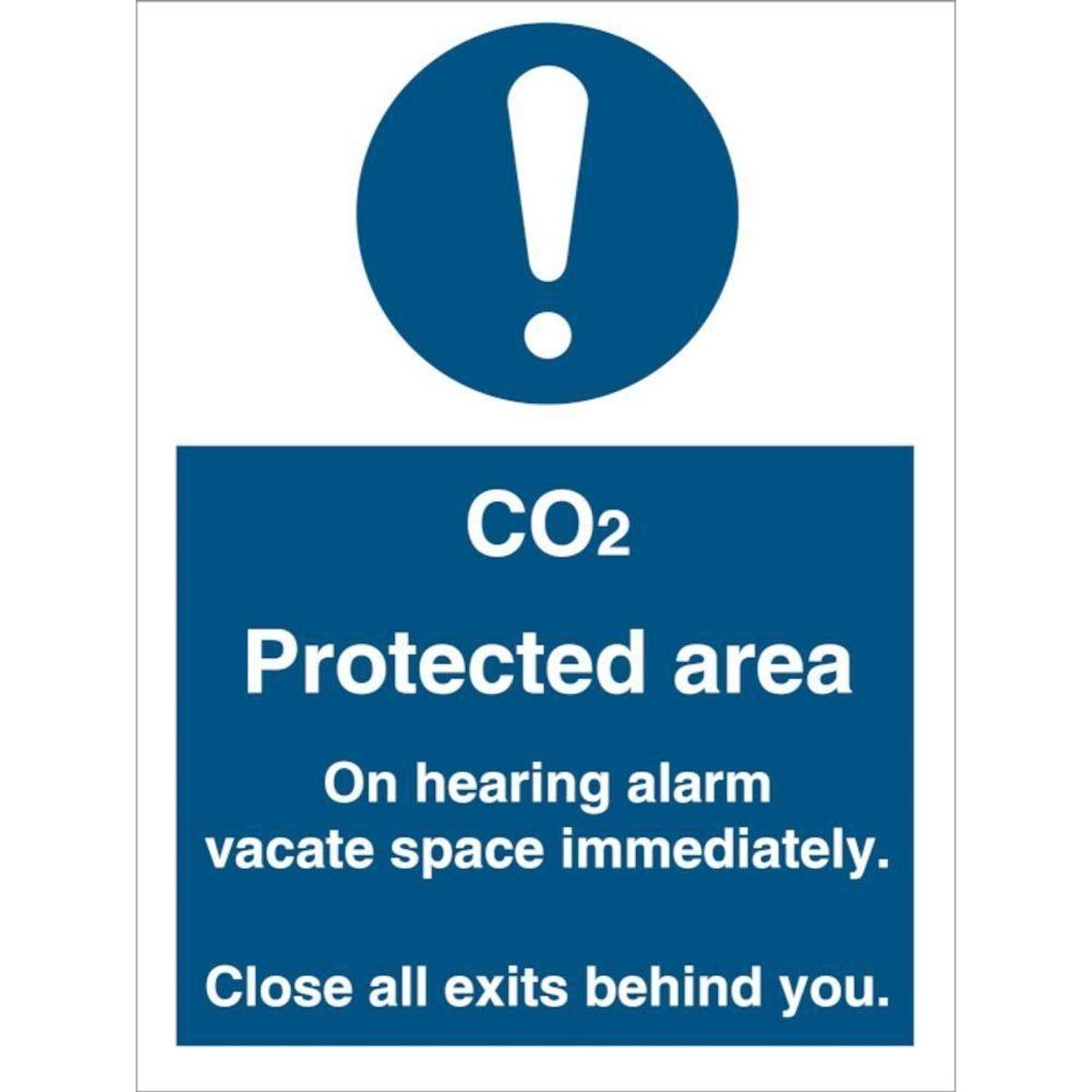 Sign IMO CO2 Protected area 106083