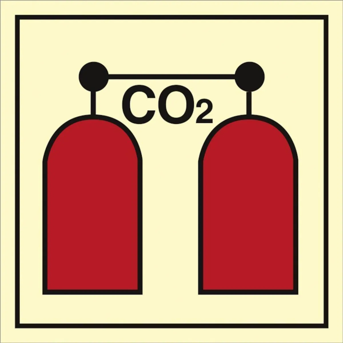 Sign IMO CO2 release station 10409