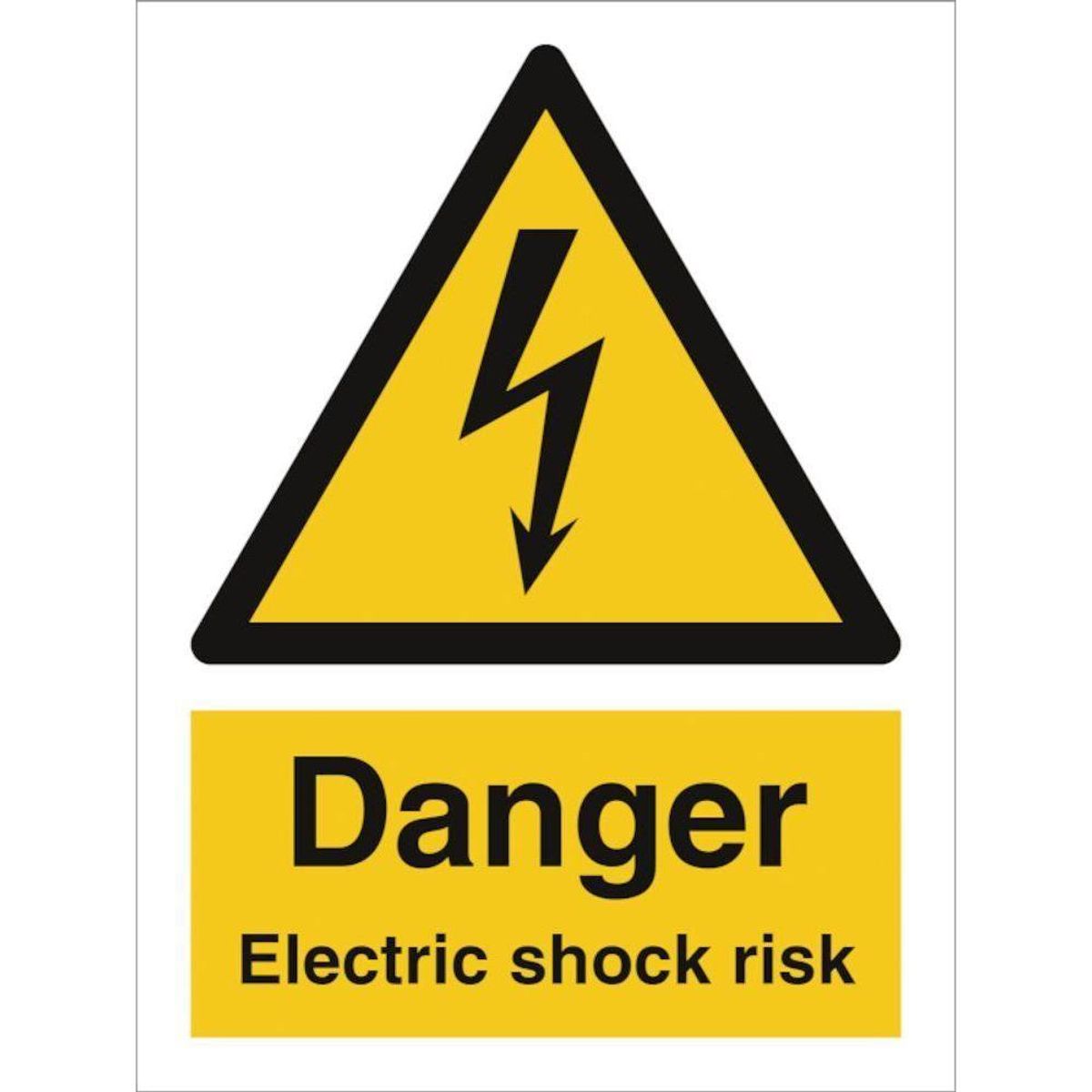 Sign IMO Danger Electric shock risk 107031