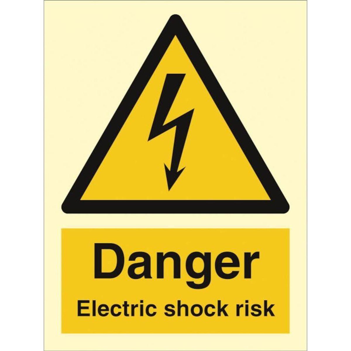 Sign IMO Danger Electric shock risk 107031