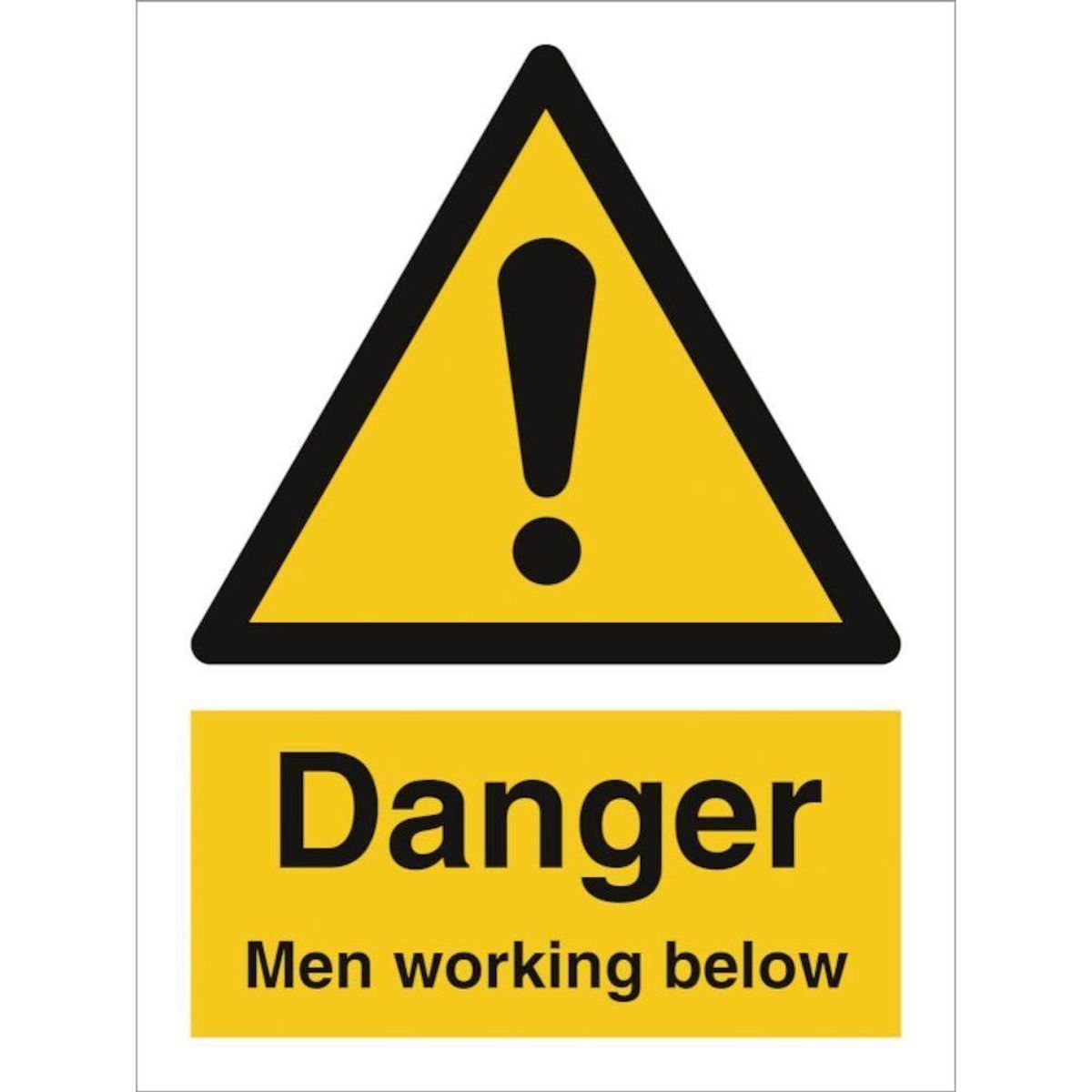 Sign IMO Danger Men working below 107124