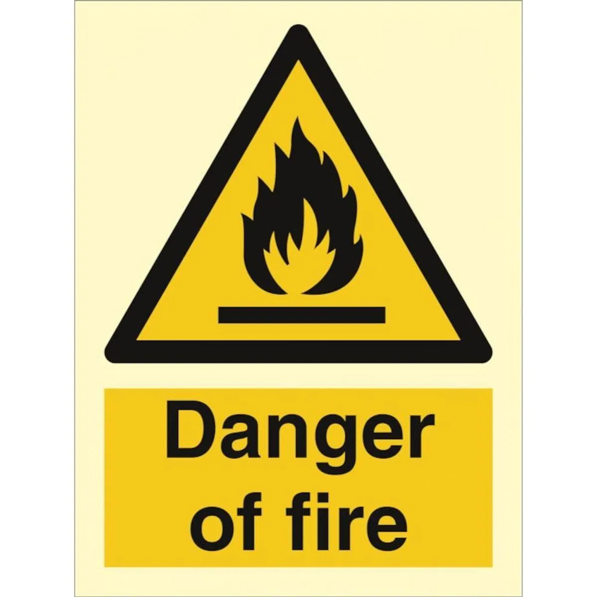 Sign IMO Danger of fire 107004