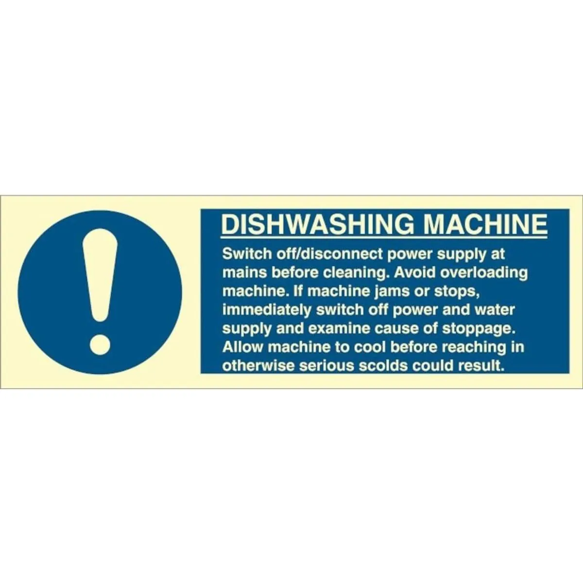 Sign IMO Dishwashing Machine 106221