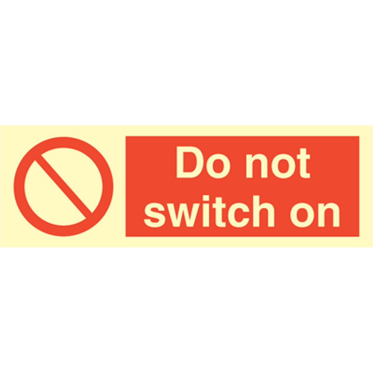 Sign IMO Do not switch on 102070