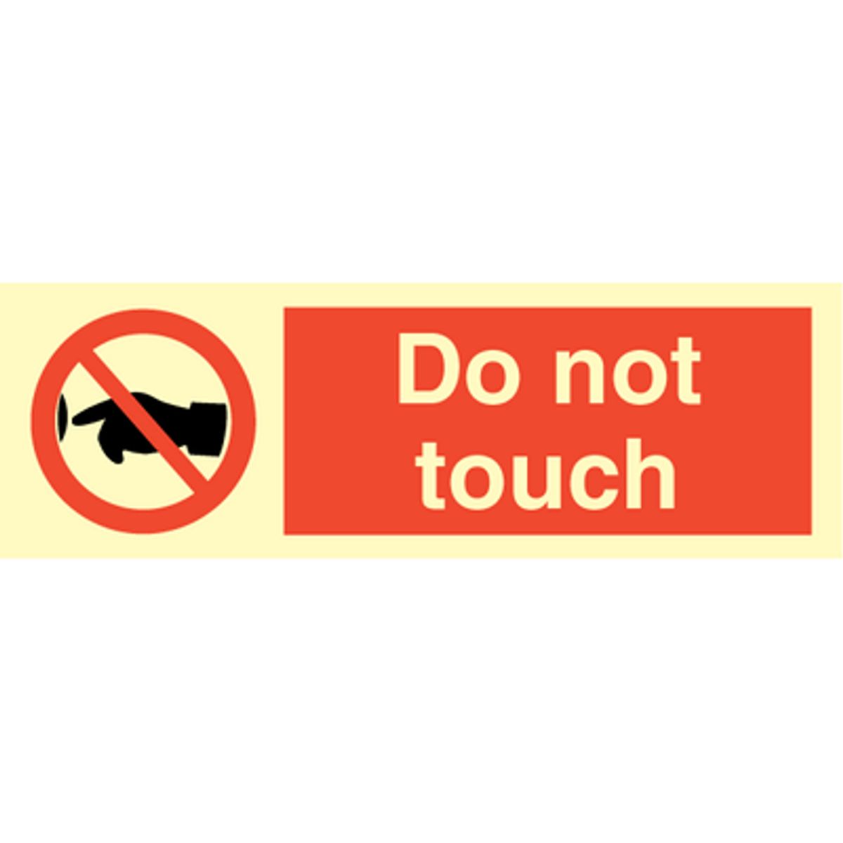 Sign IMO Do not touch 102051