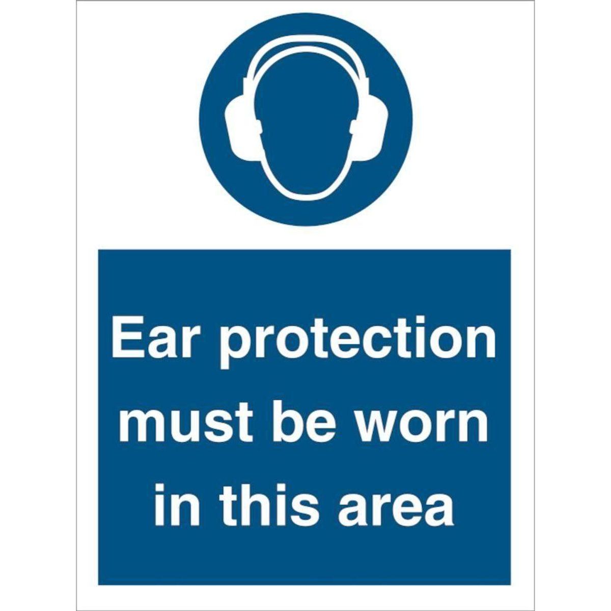 Sign IMO Ear protection must be worn in this area 106037