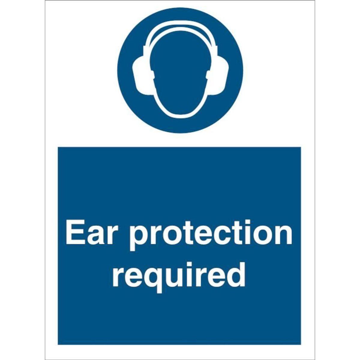 Sign IMO Ear protection required 106023