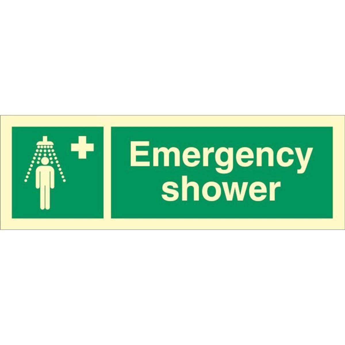 Sign IMO Emergency shower 102010