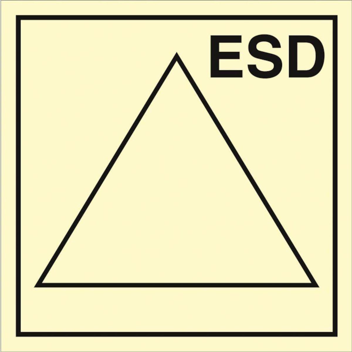 Sign IMO Emergency stop system ESD 104214