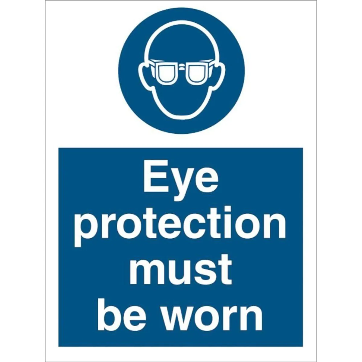 Sign IMO Eye protection must be worn 106021