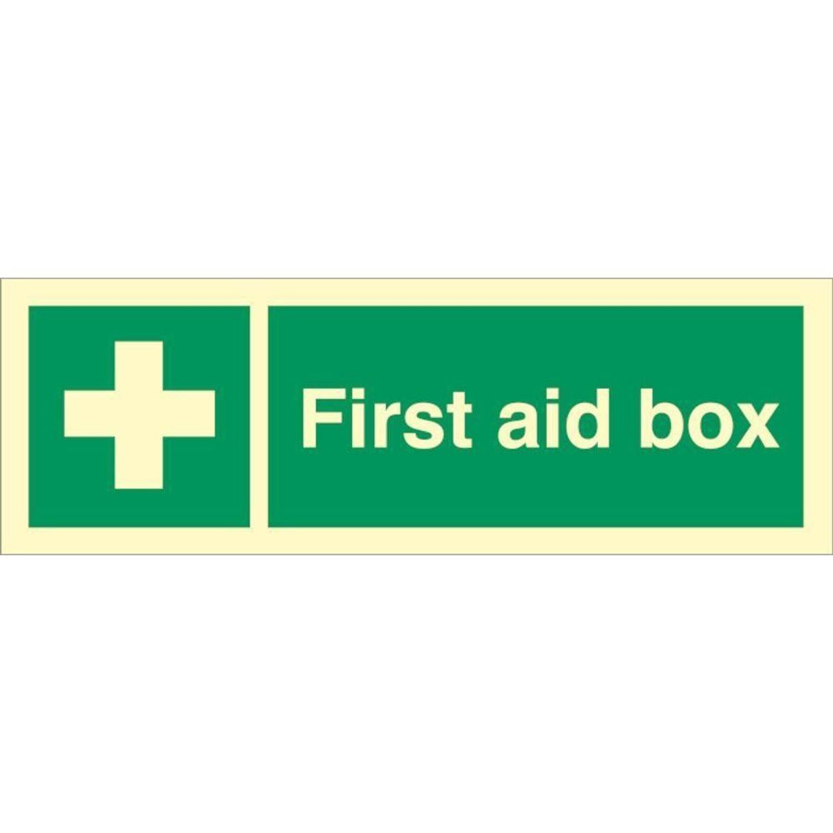 Sign IMO First aid box 102013