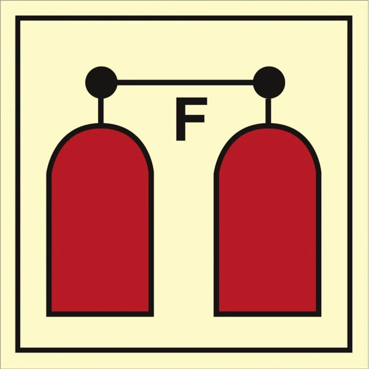 Sign IMO Foam release station 10451