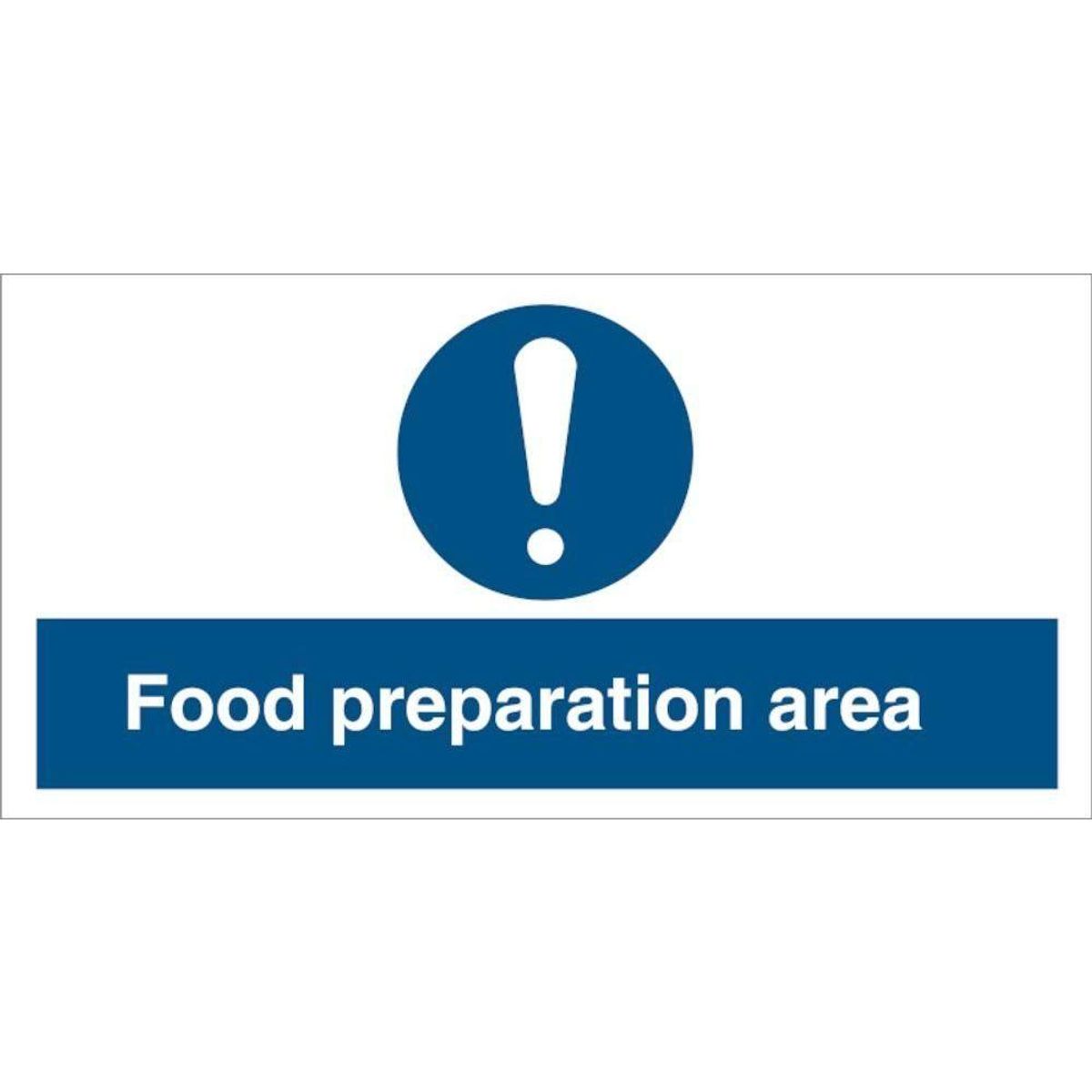 Sign IMO Food preparation area 106268