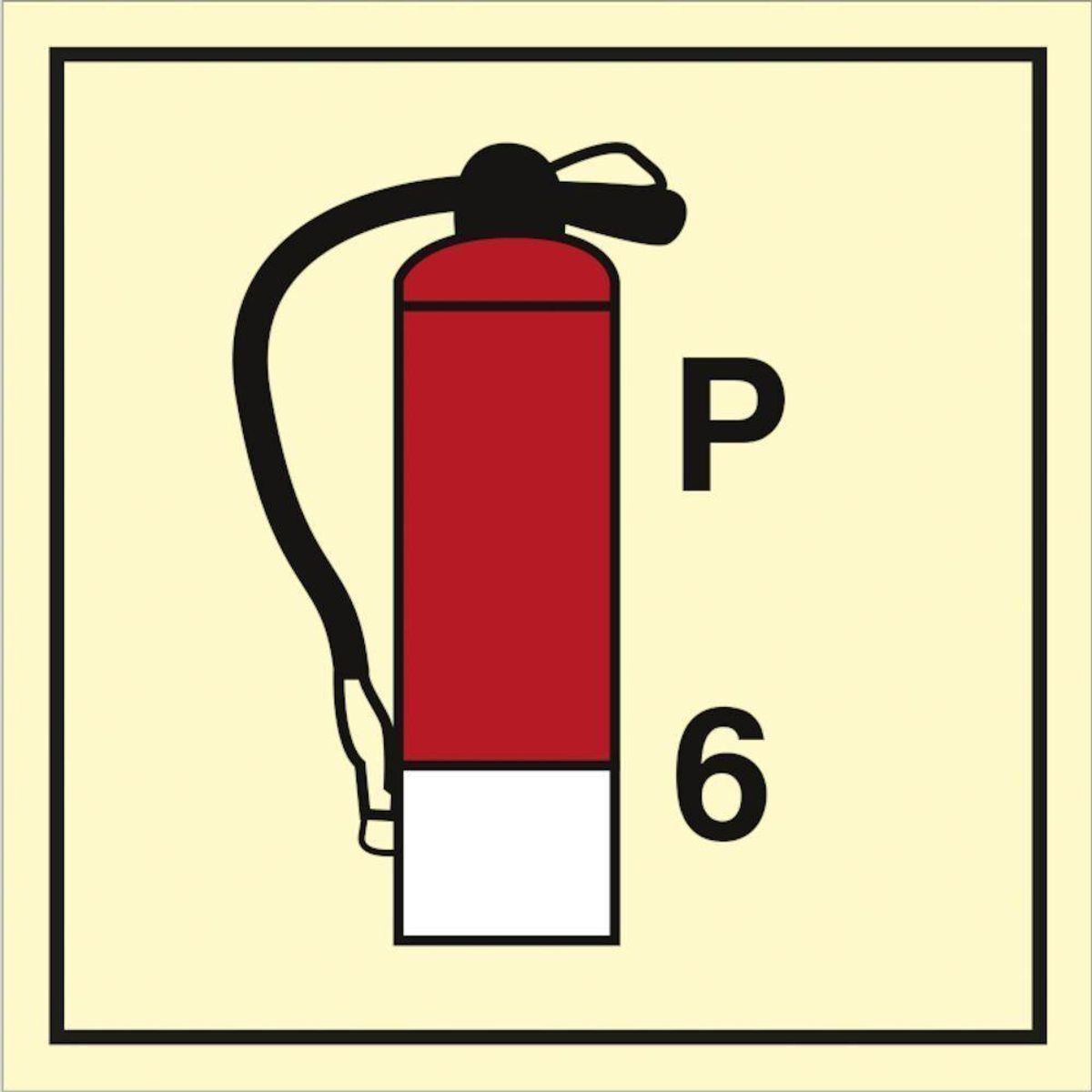 Sign IMO Powder Extinguisher 6