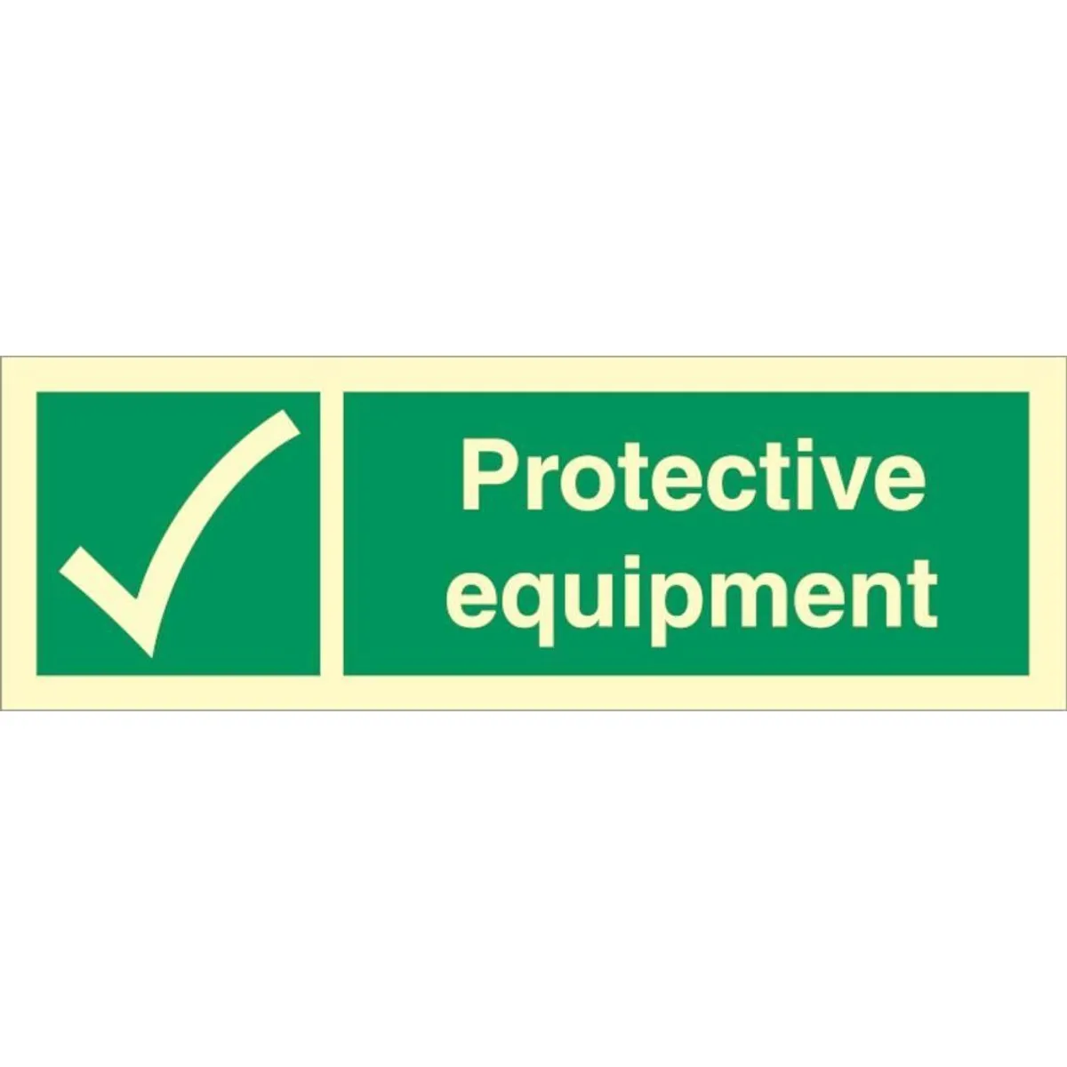 Sign IMO Protective equipment 102016