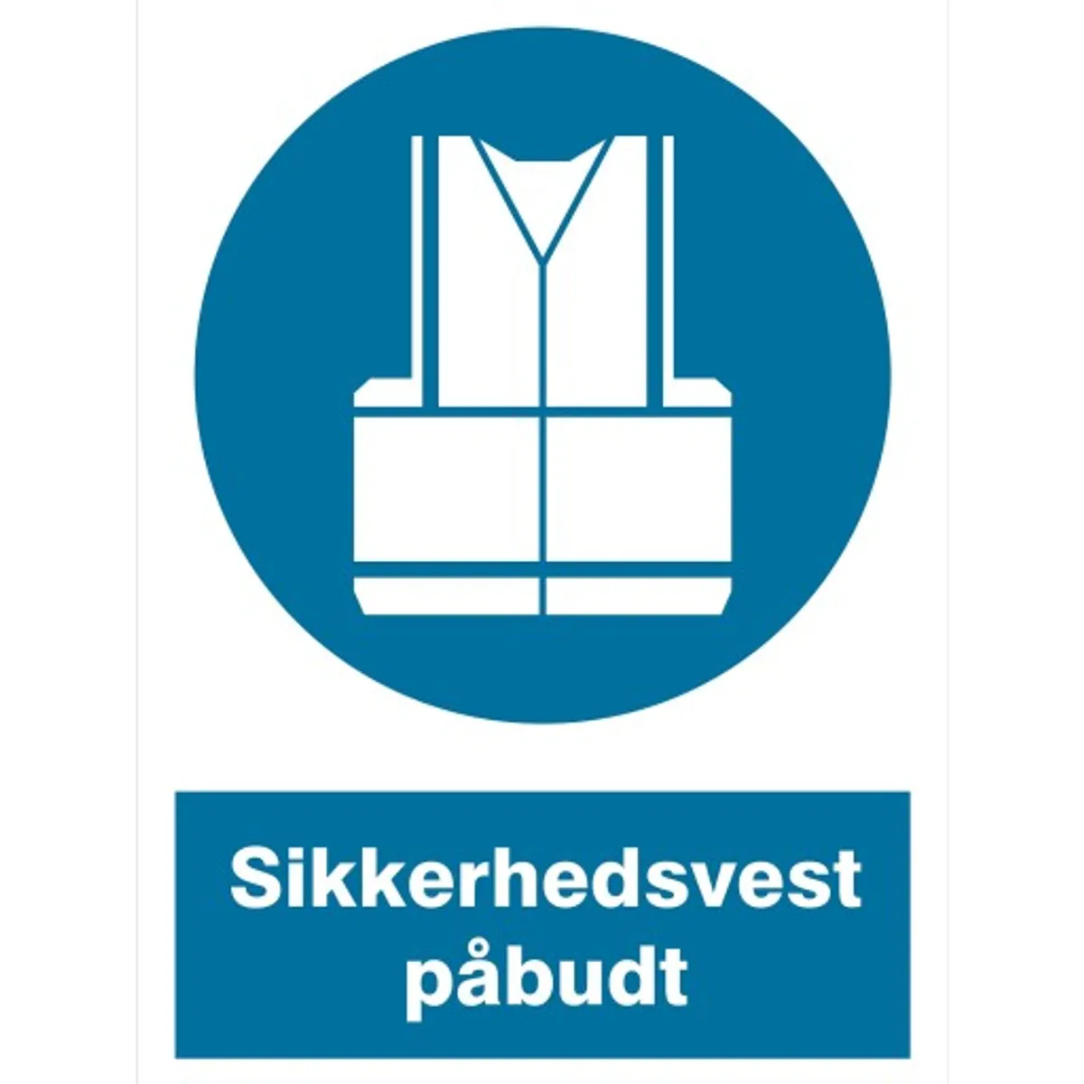 Sikkerhedsvest påbudt